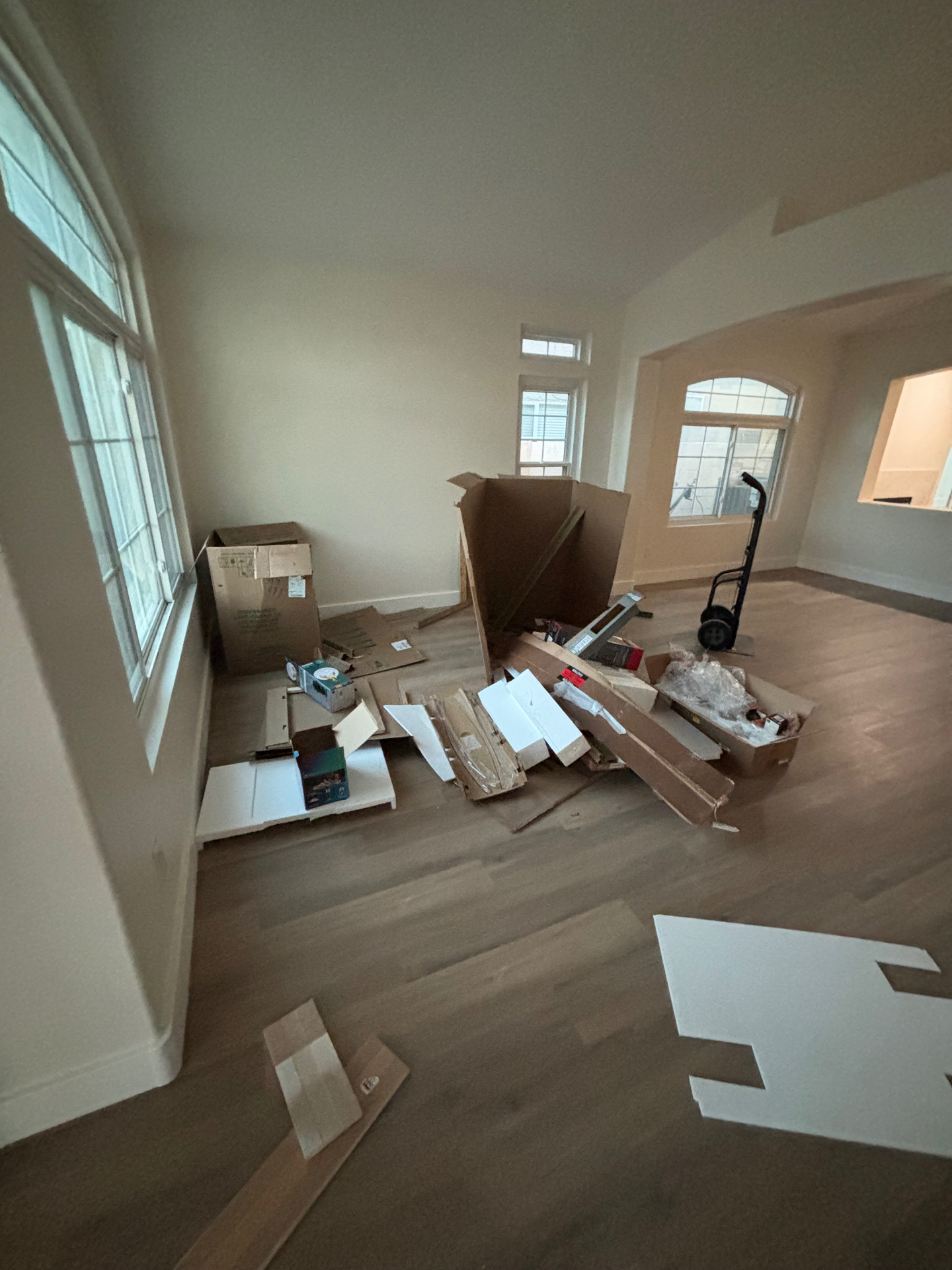 Before — Move-out debris haul — Tempe